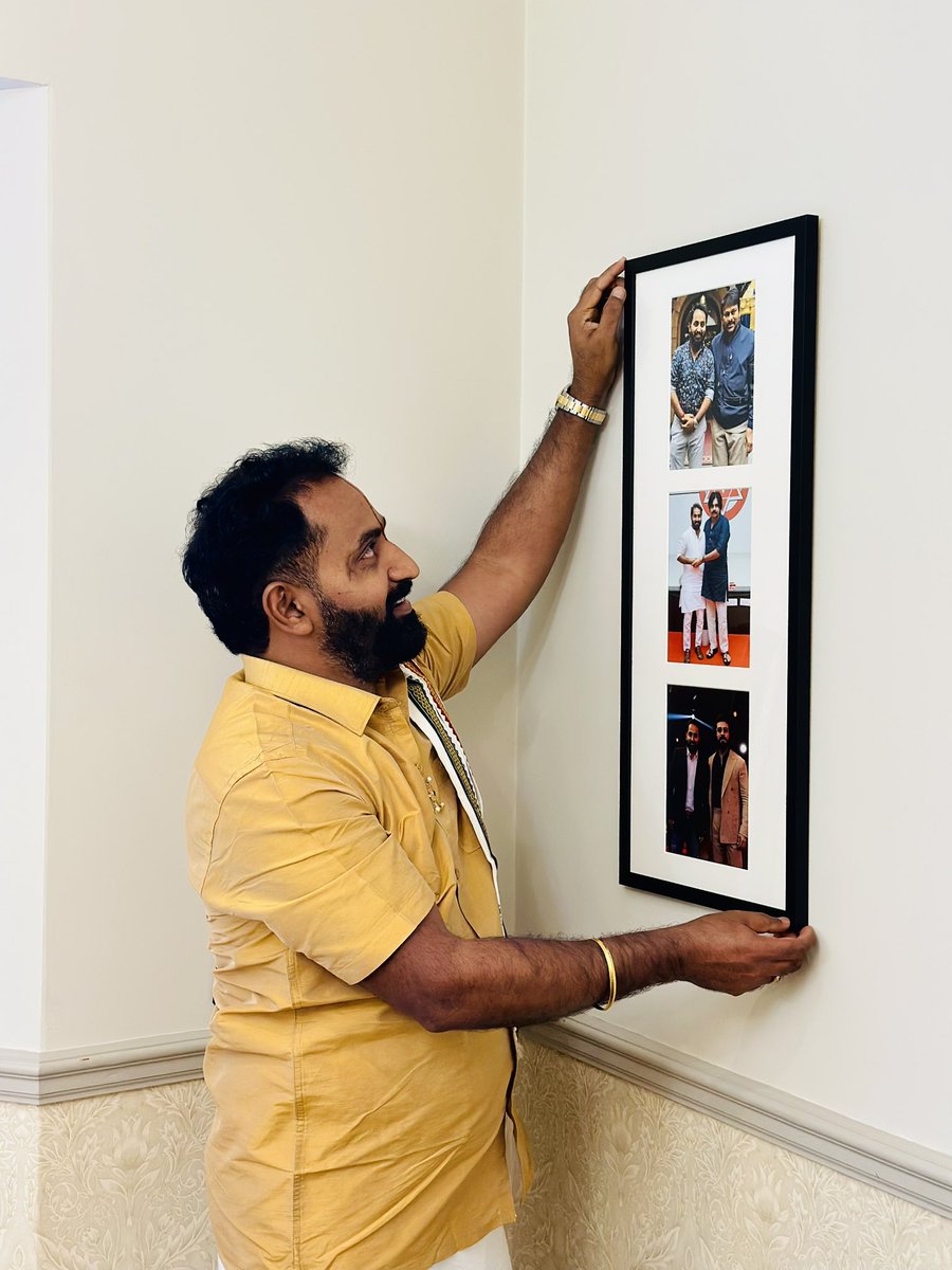 lordshivom's tweet image. Special people hold a special place!

My all-time favs, demigods, and role models now in my new office room 🥺😍

Love you all @KChiruTweets @PawanKalyan @AlwaysRamCharan ❤️‍🔥

#JaiChiranjeeva 🧿🪬

@TheBeast_619 used your RC edit in the frame 🤗