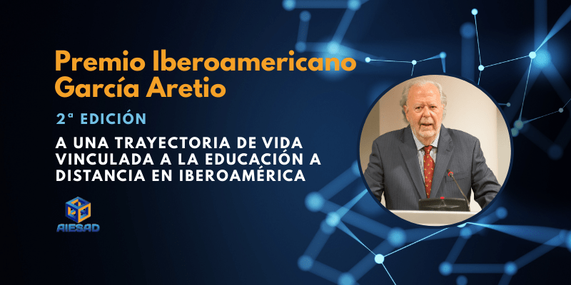 aiesad_org's tweet photo. Honrar el pasado para inspirar el futuro ✨

Ya está abierta la convocatoria del Premio García Aretio 2025, que celebra la trayectoria de vida en la #EducaciónADistancia en Iberoamérica.

Más detalles aquí 👉https://t.co/eHPanFxC6A https://t.co/qdOOvGCXax