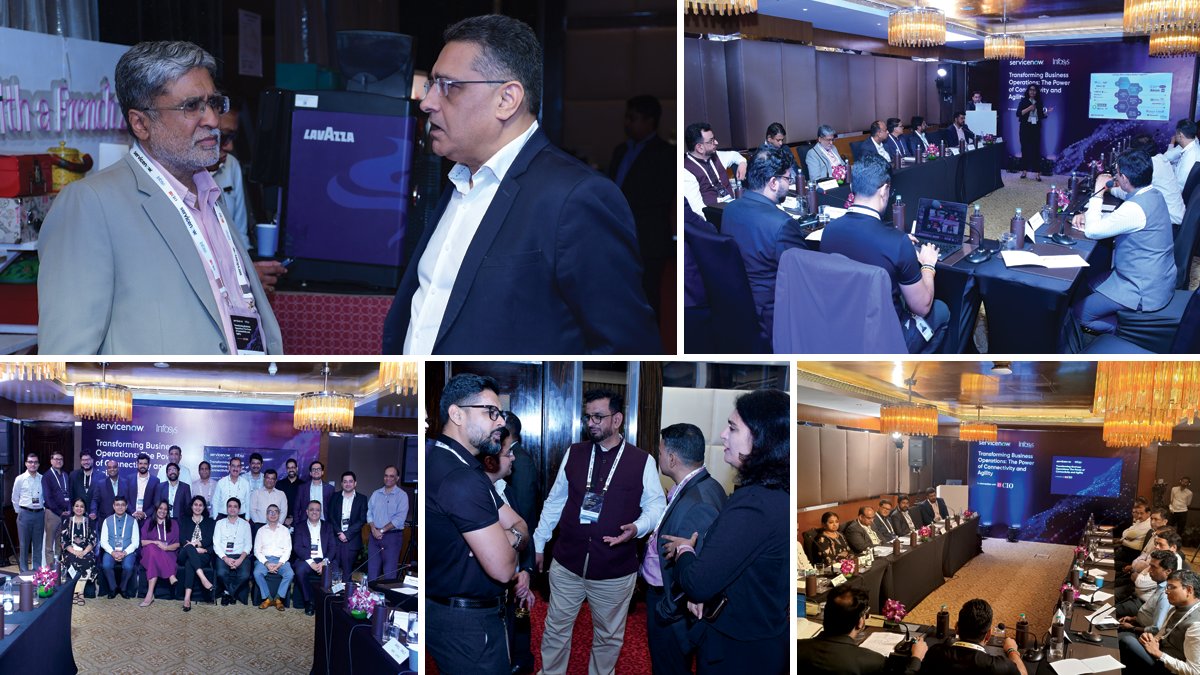InfosysEvents's tweet image. How can enterprises overcome fragmented IT? At our recent customer roundtable in collaboration with #ServiceNow in Mumbai, the conversation highlighted the need for integrated services and connected platforms to drive smarter decisions and better outcomes. #InfosysCobalt