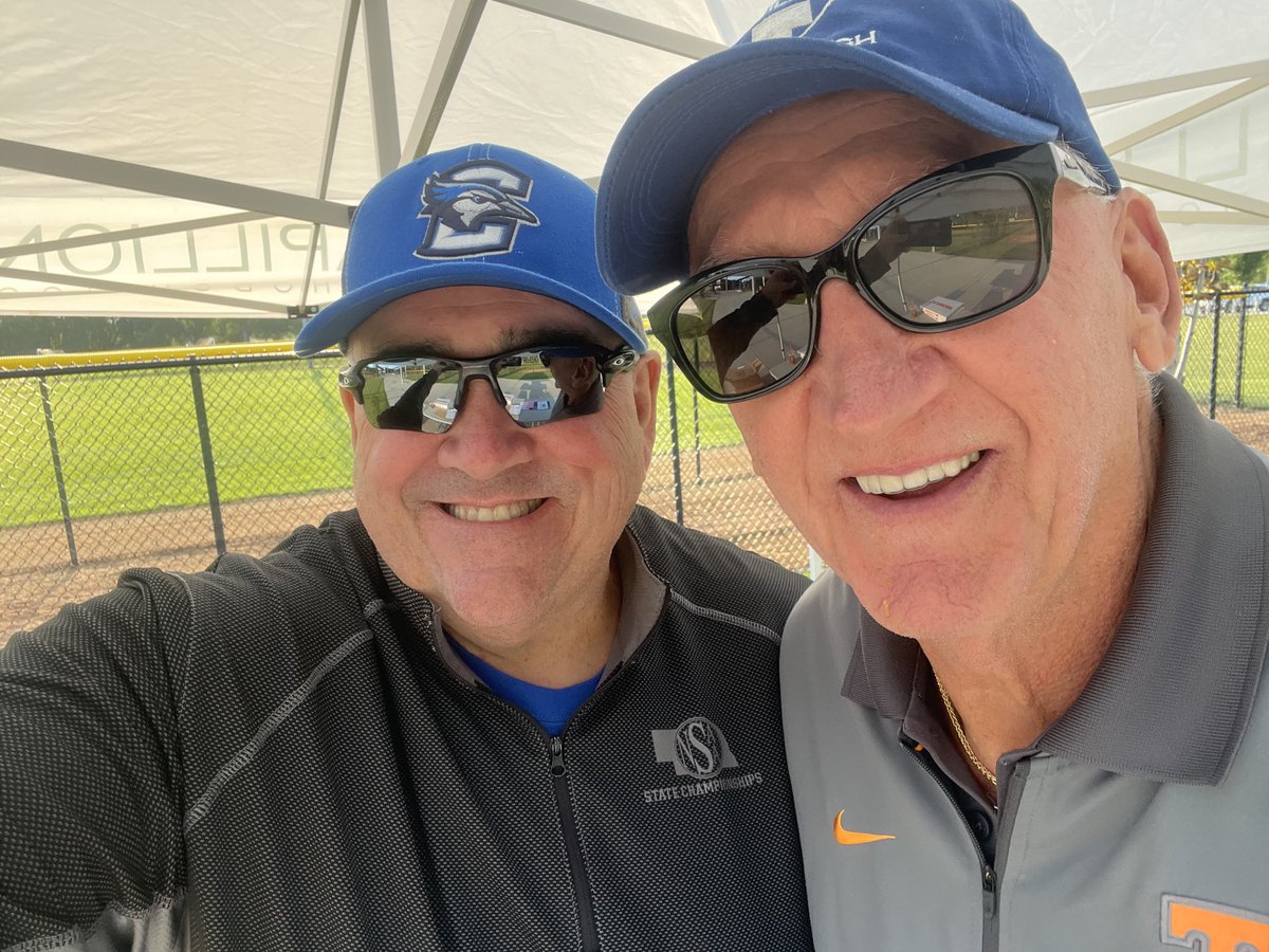 Honored to be working the Kaiti Williams Invitational Softball today with Titan Legend Tennesee Titan Bob.
