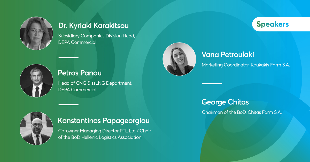 Panel 3 “Alternative Fuels &amp; Sustainable Transport” at #89thTIF 

Speakers: 
🔹K. Karakitsou (DEPA)
🔹G. Chitas (Chitas Farm)
🔹P. Panou (DEPA)
🔹K. Papageorgiou (PTL)
🔹V. Petroulaki (Koukakis Farm)

#DEPACommercial #HELEXPO #TIF #event