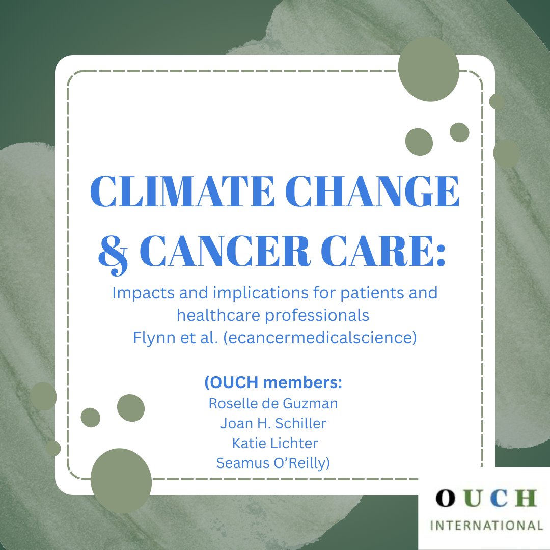 Oncology Advocates United for Climate and Health tweet media