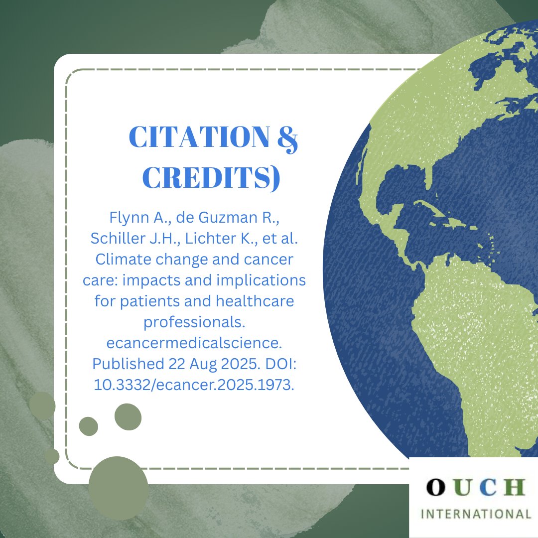 Oncology Advocates United for Climate and Health tweet media