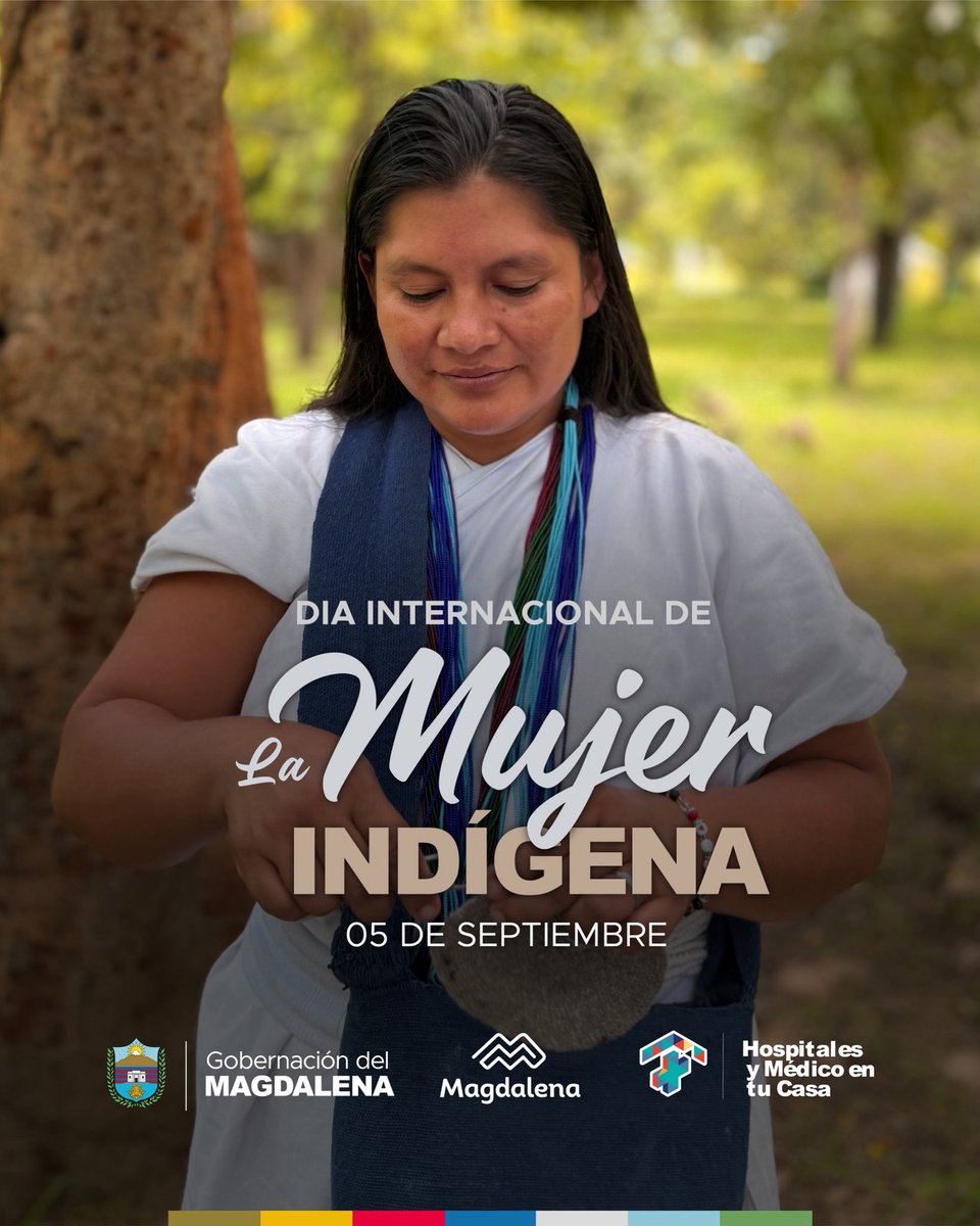 En el Día Internacional de la Mujer Indígena, la Gobernación del Magdalena, a través de la Secretaría de Salud, rinde un homenaje a la sabiduría de las mujeres indígenas, guardianas de la vida, la cultura y el territorio.