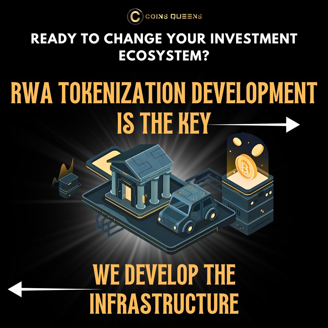 CoinsQueens's tweet image. #RealWorldAssetTokenization is changing how we invest. #CoinsQueens develops the infrastructure that enables #liquidity, transparency, and worldwide access.

Know More &amp;gt; 
coinsqueens.com/real-world-ass…

#blockchain #unitedstates #canada #mexico #newyork #losangeles #toronto #vancouver