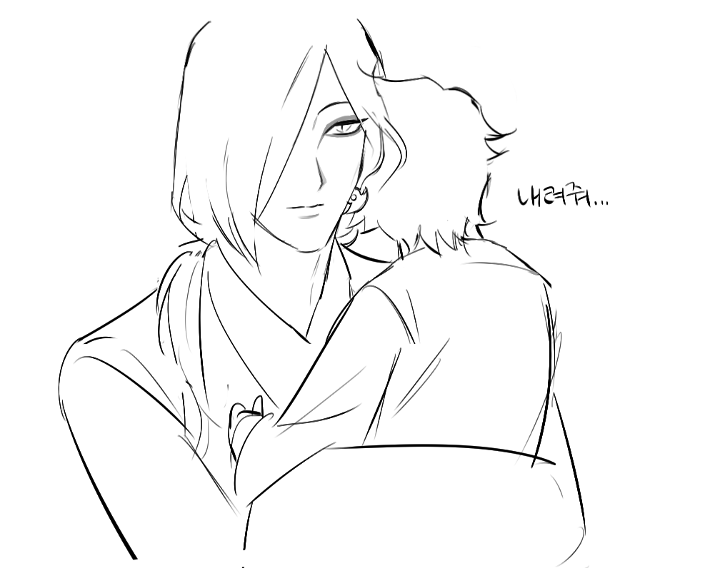 그린 게 없어서 옛날 낙서