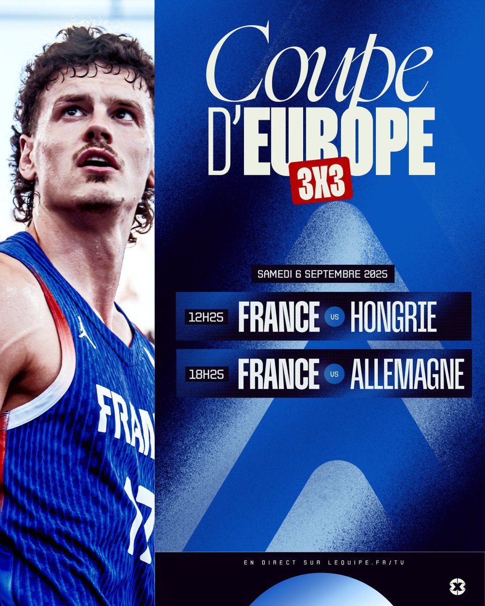 3x3ffbb's tweet photo. Les Bleus visent une qualification en quart de finale de l'Euro à Copenhague ⚔️

Suivez les rencontres des phases de groupe de la Coupe d'Europe en direct sur https://t.co/dnO12lk1wG 📺

#3x3Europe | @FIBA3x3 https://t.co/WTIUR82Kf2