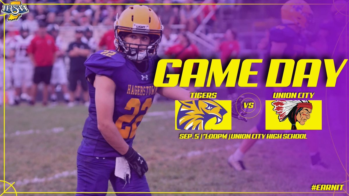🚨🏈 FRIDAY NIGHT LIGHTS! 🏈🚨
Tiger Nation it's GAME DAY! 
🆚 Union City
📍 Union City High School 
🕖 7:00pm Kick off
🎟️ $6
🌥️ 70º
#EarnIt