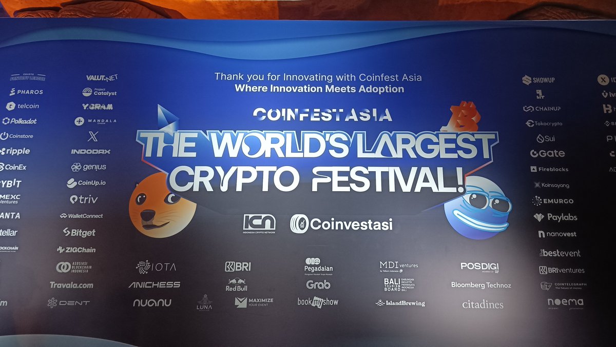 StivenHendra's tweet photo. Special Thanks to @CoinfestAsia @coinvestasi 
Events like this are crucial for pushing the boundaries of the crypto and Web3 space. Truly a stellar experience, and I hope it continues annually! ✨

#coinfestasia2025 #bitcoin #crypto #web3 https://t.co/YRKMmBOWbJ