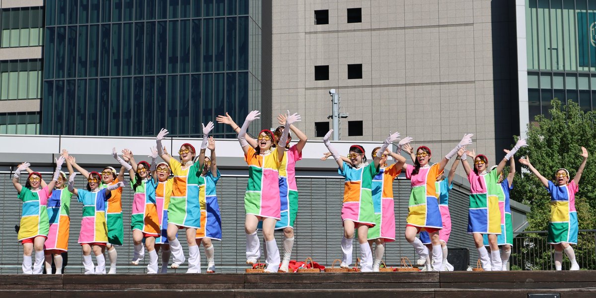 mk402003's tweet photo. にっぽんど真ん中まつり2025　名古屋駅前JRタワーズガーデン会場　華★D.M.T.　さん　の写真です。（１／７）

#華★D.M.T.
#華DMT
#にっぽんど真ん中まつり2025
#どまつり2025 https://t.co/nqKBVQSBir