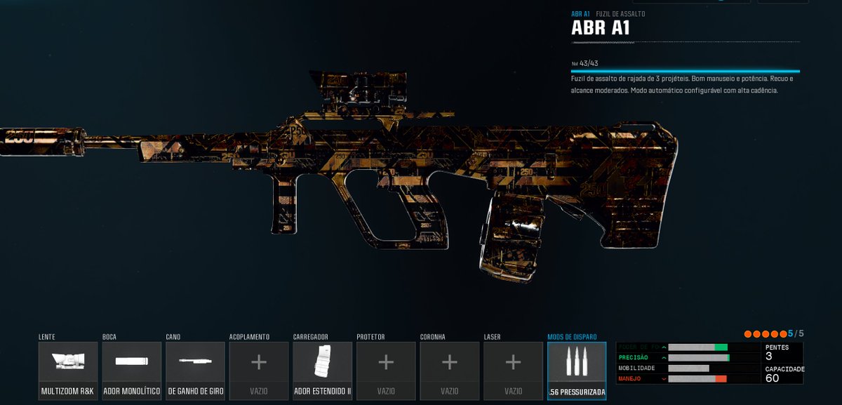 LuKinas__'s tweet image. NOVO META de AR pra SEASON 5 RELOAD! 🔥

🥇- TOP 1: KILO
🥈- TOP 2: ABR A1
🥉- TOP 3: GPR

#warzone #verdansk #cod #rebirth #ranked
