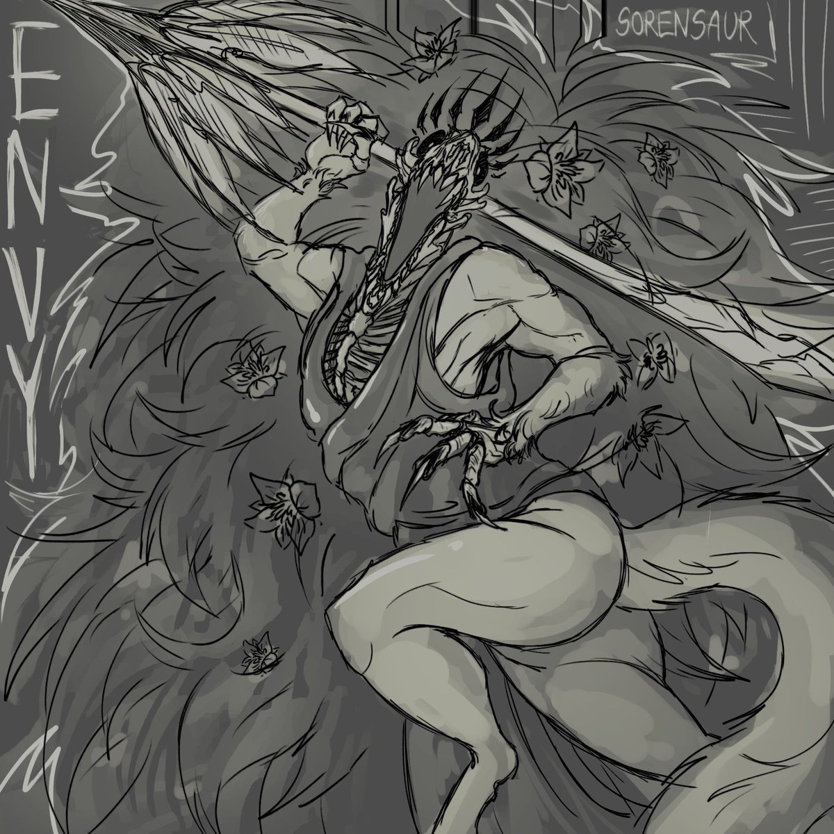 DEPTH SPELUNKING ENVY FANART BECAUSE I LOVE HERRRR #depthspelunking #robloxfanart #envy