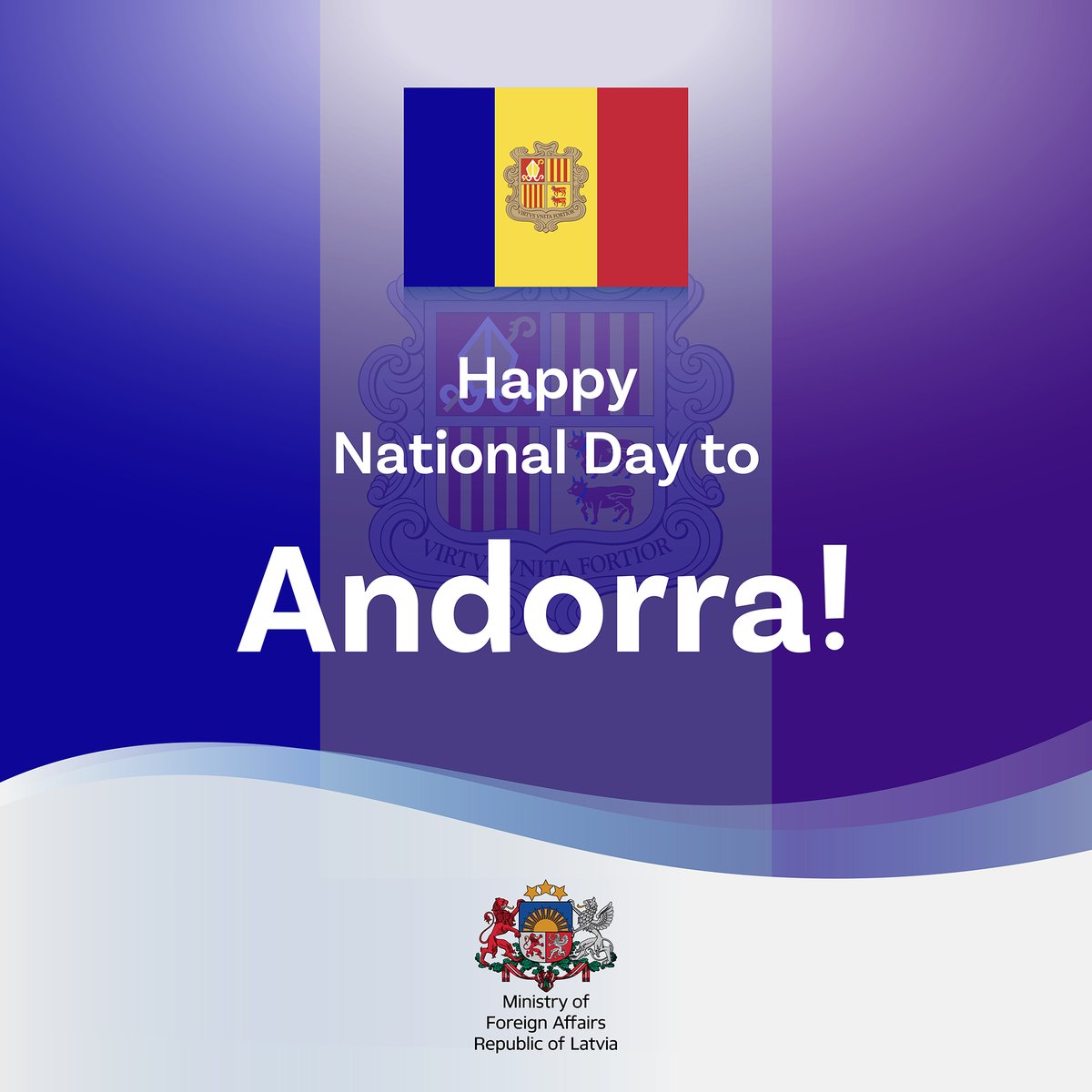 We convey our sincere congratulations and warmest wishes to the Principality of Andorra 🇦🇩 on the celebration of Our Lady of #Meritxell Day!

<a href="/GovernAndorra/">Govern d'Andorra</a> | <a href="/ANDORRA_UN/">Andorra UN</a>