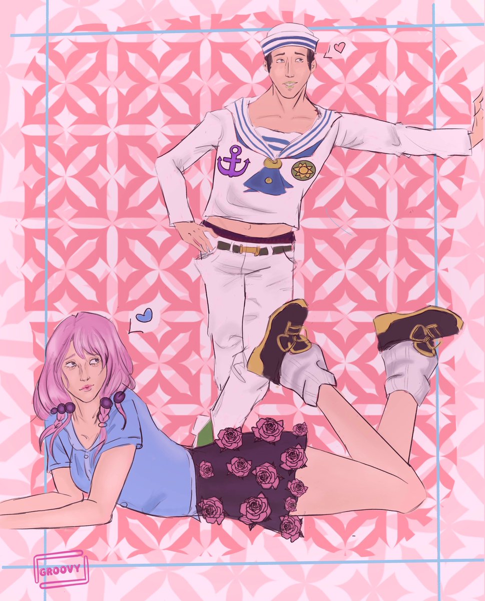 first post is the part 8 baddies #JJBA #art #JoJosBizarreAdventure #jojolion