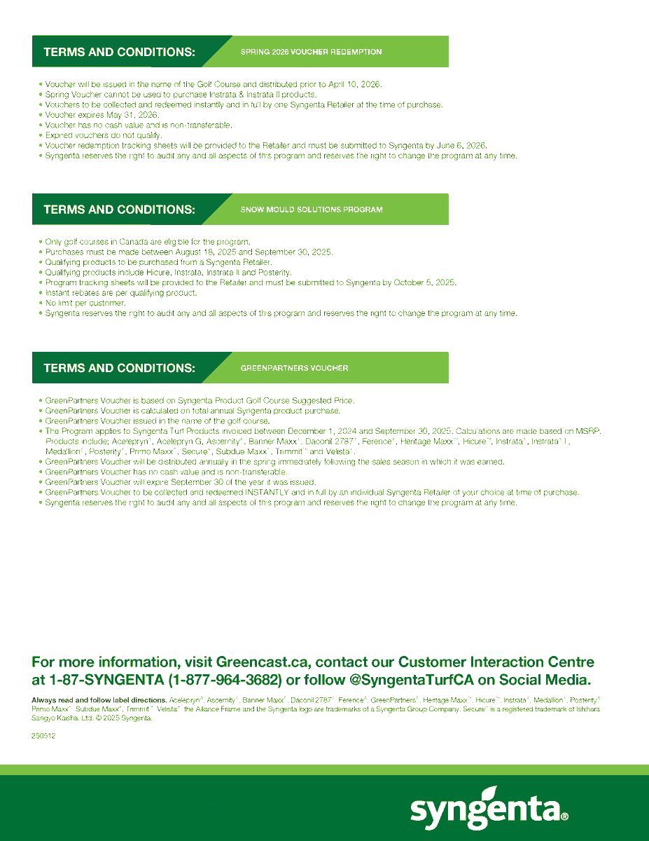 Plant Products Turf (@turfplantprod) on Twitter photo What have you been waiting for? Talk to your <a href="/TurfPlantProd/">Plant Products Turf</a> representative now to lock in your fall clean up and snow mould control before the <a href="/SyngentaTurfCA/">SyngentaTurfCanada</a> Snow Mould Solutions Program ends. It closes on September 30, so don't wait any longer! What have you been waiting for? Talk to your <a href="/TurfPlantProd/">Plant Products Turf</a> representative now to lock in your fall clean up and snow mould control before the <a href="/SyngentaTurfCA/">SyngentaTurfCanada</a> Snow Mould Solutions Program ends. It closes on September 30, so don't wait any longer!