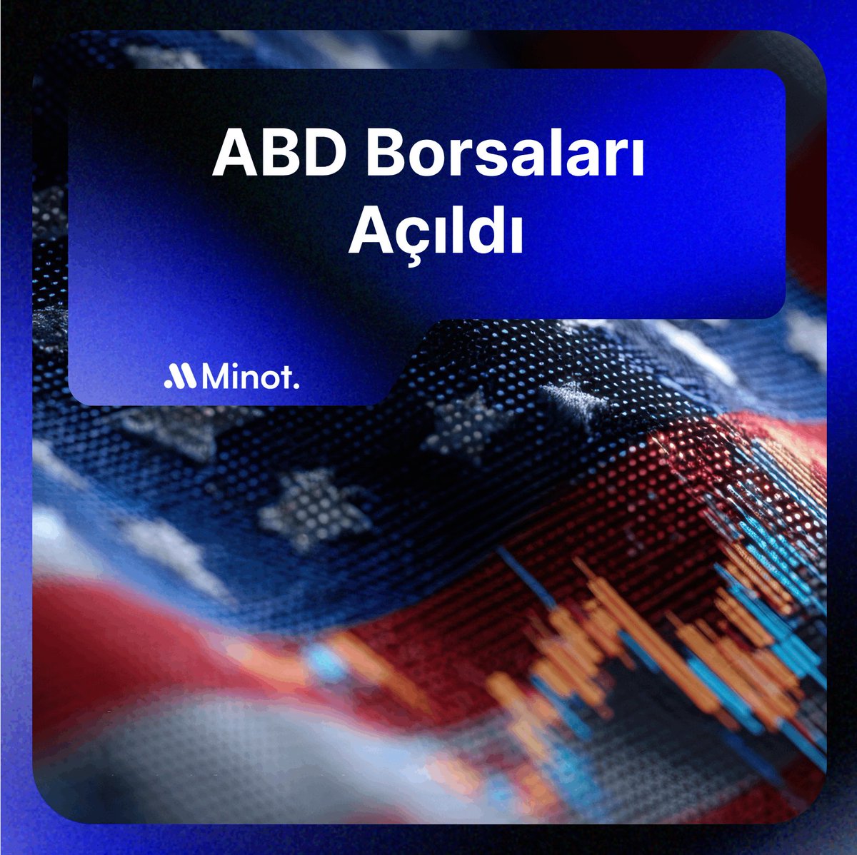 MinotSpace's tweet photo. 🚨ABD Borsaları Açıldı:

📈Dow Jones: +0,20% 
📈S&amp;P 500: +0,40% 
📈Nasdaq: +0,89%

📍@MinotSpace

#KriptoTürkiye #CryptoNews #MinotSpace #BTC #TradingCommunity #StockMarket #Borsa #ABD #Finance #Gündem https://t.co/pOn9c1HzSk