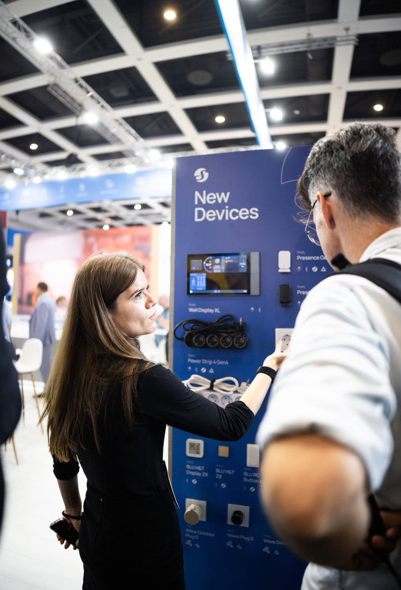 shelly_IoT's tweet image. ✨ The energy at @IFA_Berlin  is incredible!
Come see us at Booth H1.2-125 (Sep 5–9) to explore Shelly’s latest smart home innovations, meet the team &amp;amp; get inspired for your next project. Don’t miss it!

#ShellySmartHome #SmartHome