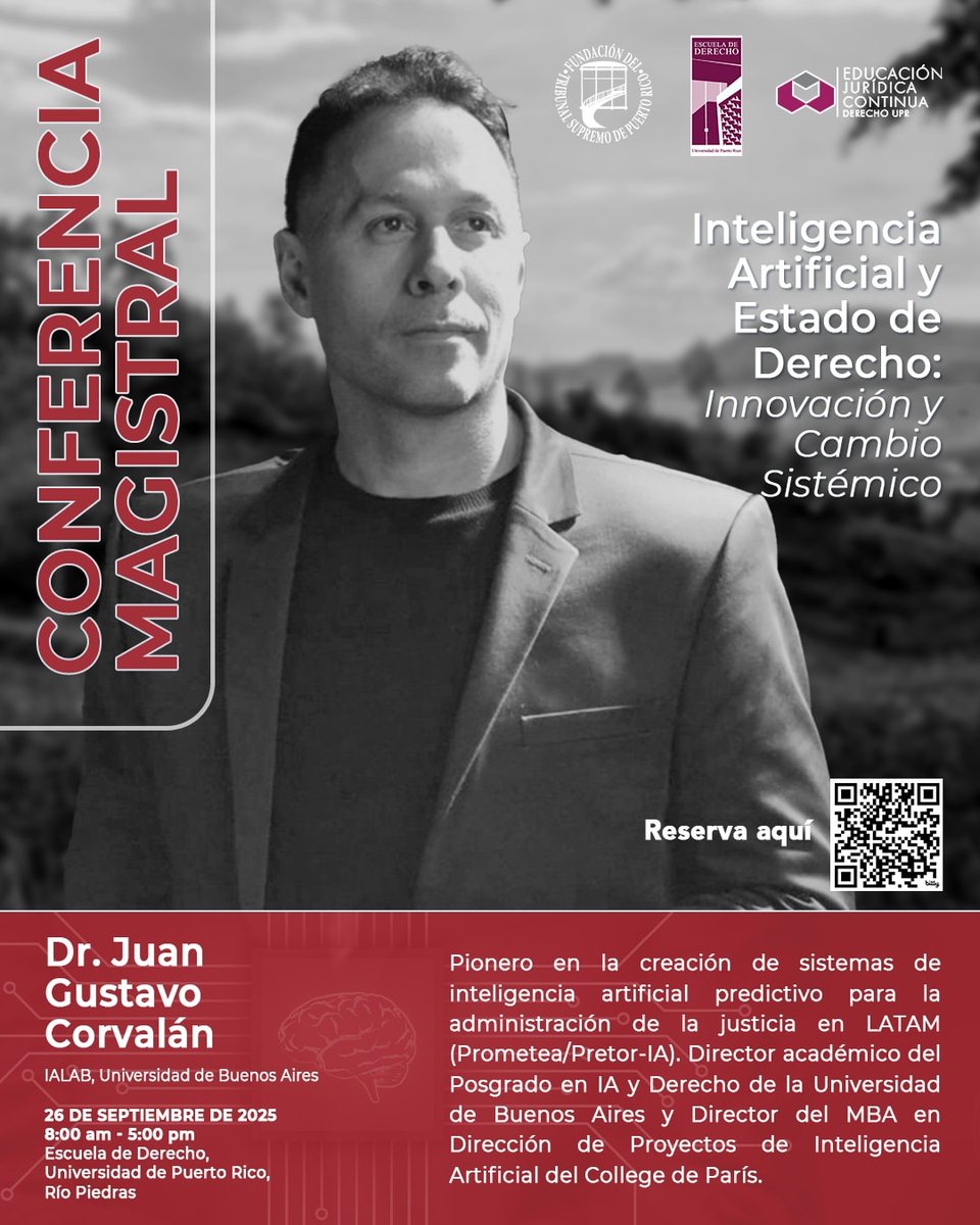 Inteligencia artificial y estado de derecho: Innovación y cambio sistémico | Presencial - mailchi.mp/b9f9e9ea07b3/0…