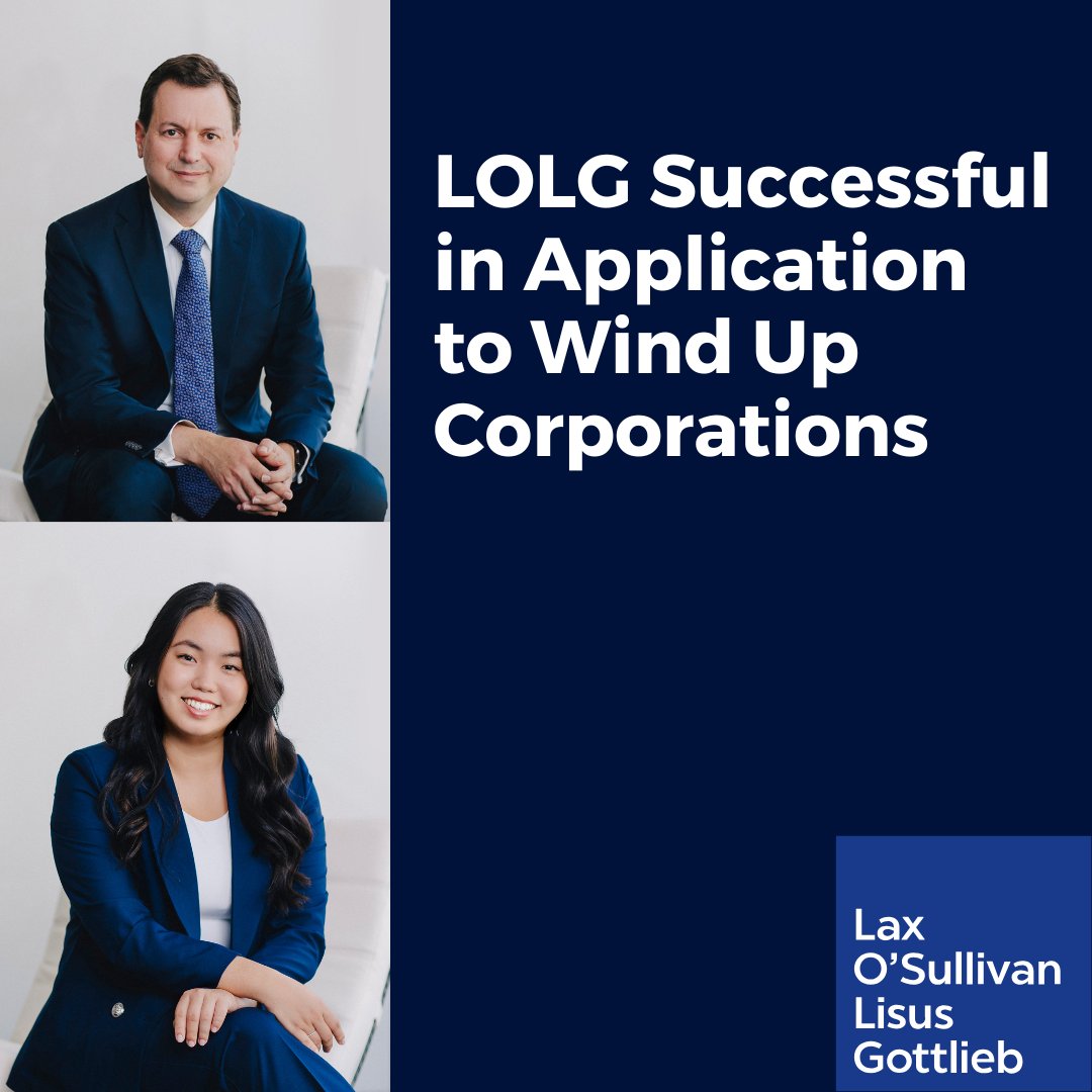 Lax O'Sullivan Lisus Gottlieb LLP tweet media