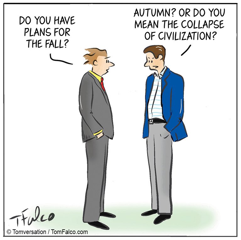 Today’s Tomversation cartoon. Subscribe free &amp; get 5 of my fresh toons sent out every Friday. Link is here: tomversation.substack.com/embed 
#comics #Culture #art