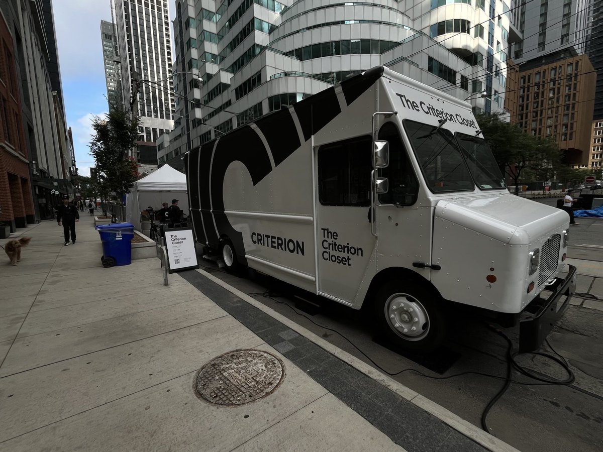 Sound marketing outside #TIFF50 HQ