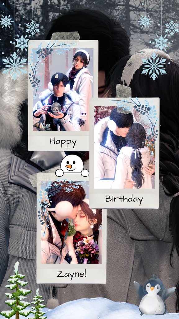 SeirinShimura's tweet photo. Hati adalah kompas, otak adalah petunjuk arah, dan kau adalah rumah. Selamat ulang tahun sumber kebahagiaan juga cinta kasihku; Zayne Li. ❄️ https://t.co/qmOryxMRng