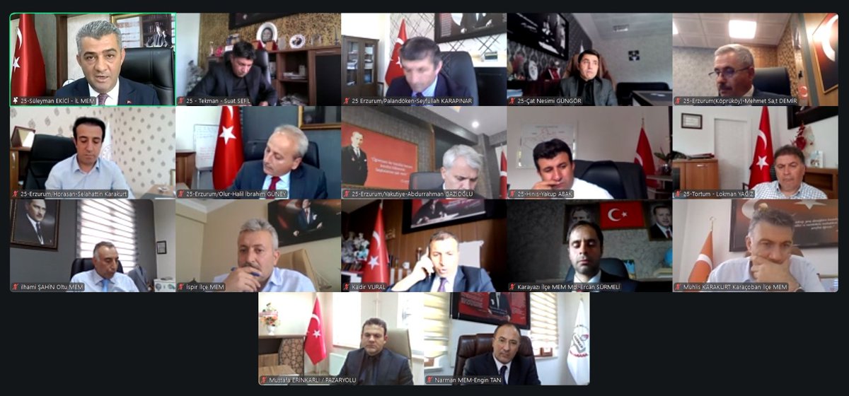 📚 Yeni eğitim öğretim yılına sayılı günler kala, İl Millî Eğitim Müdürümüz Sayın Süleyman Ekici’nin başkanlığında ilçe müdürlerimizle çevrimiçi bir toplantı gerçekleştirildi.
Hazırlıkları değerlendirilirken, fikir alışverişinde bulunuldu. 

Hep birlikte daha güçlü bir başlangıç