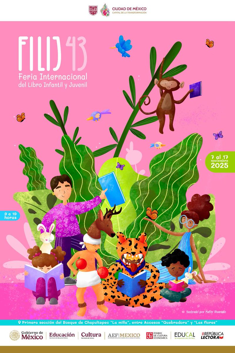 CANIEMoficial's tweet photo. Te invitamos a la presentación de la Feria Internacional del Libro Infantil y Juvenil (FILIJ) n.43, presentada por Marilina Barona, Gerente de Formación Lectora del Fondo de Cultura Económica. ☀️ 09 de septiembre, 10:30 am en CANIEM, Holanda 13, San Diego Churubusco, Coyoacán. https://t.co/2wlycXeFw6