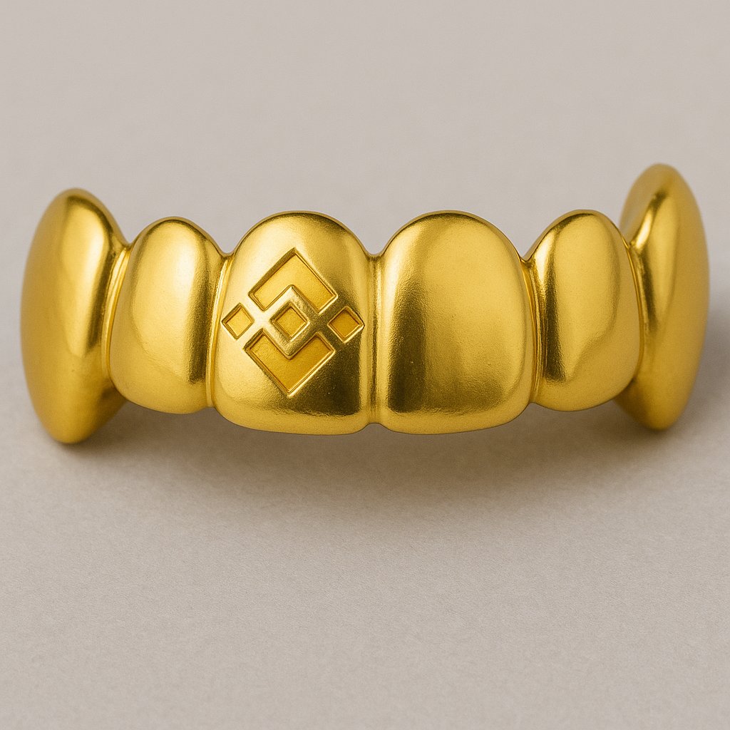 Binance Gold Grillz 🔥 What do we think chat?