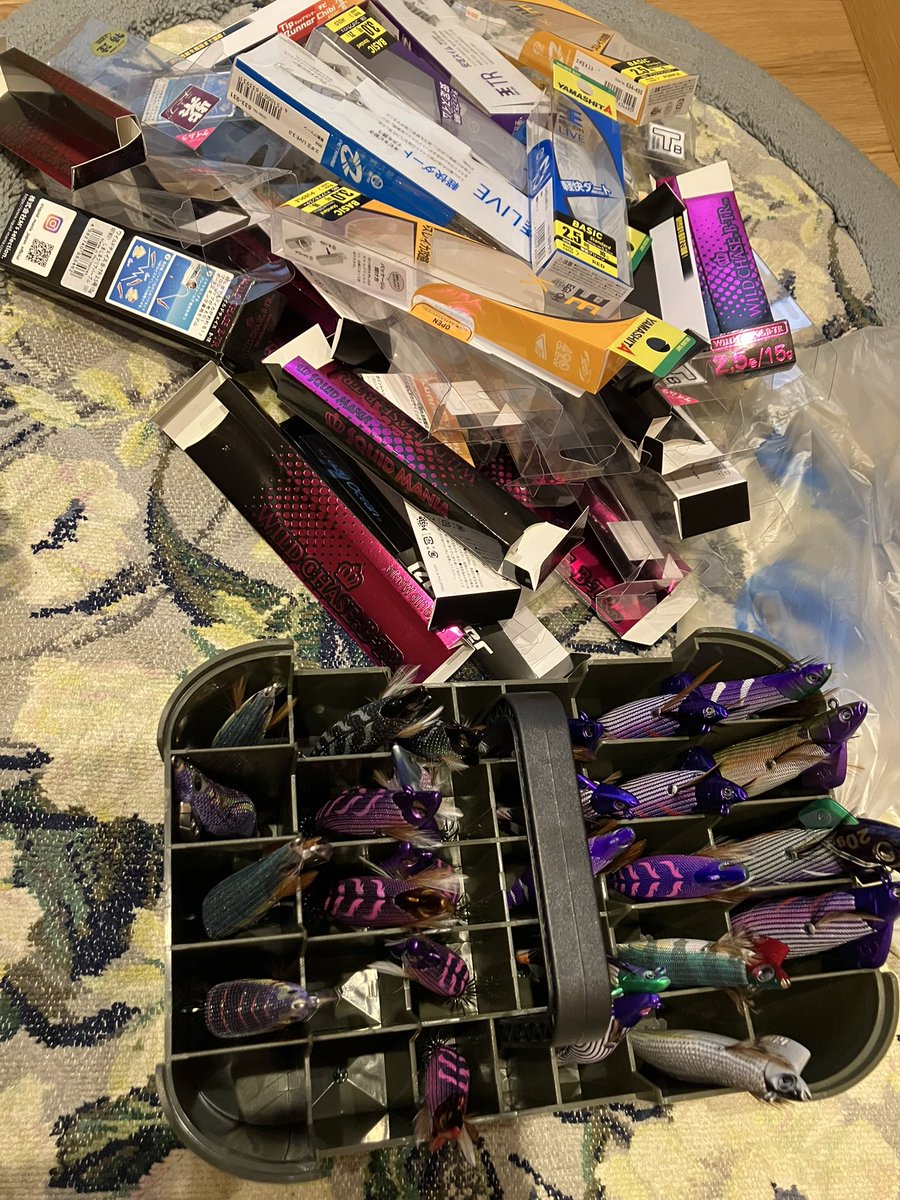 今年用のティップランエギボックス作りました。