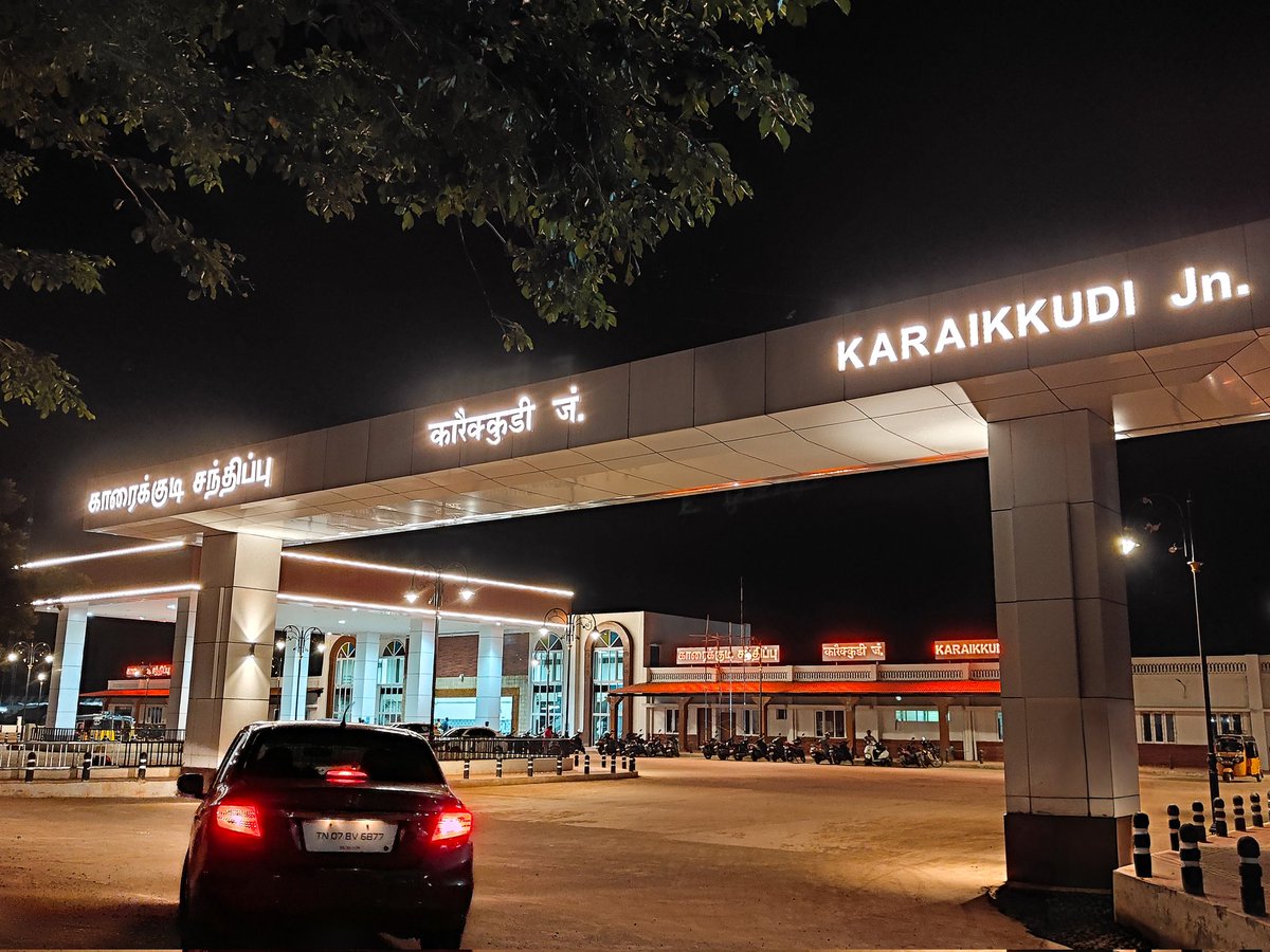 updates46641's tweet photo. Karaikudi Junction Poised for Inauguration along with Four Stations Scheduled for Next Month

#karaikudi #karaikudijunction https://t.co/nD9l32D5zE