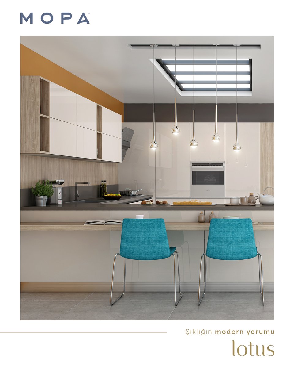Lotus, hem modern hem şık tasarımı ve yedi farklı kaplama malzemesiyle özgün mutfaklar oluşturur.
 
#Mopa #MopaMutfak