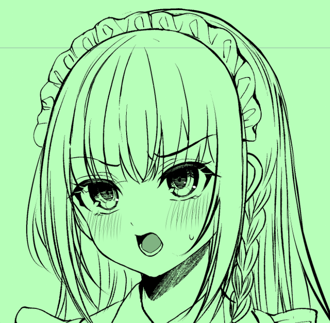 レイラのお顔をアプデ中… 