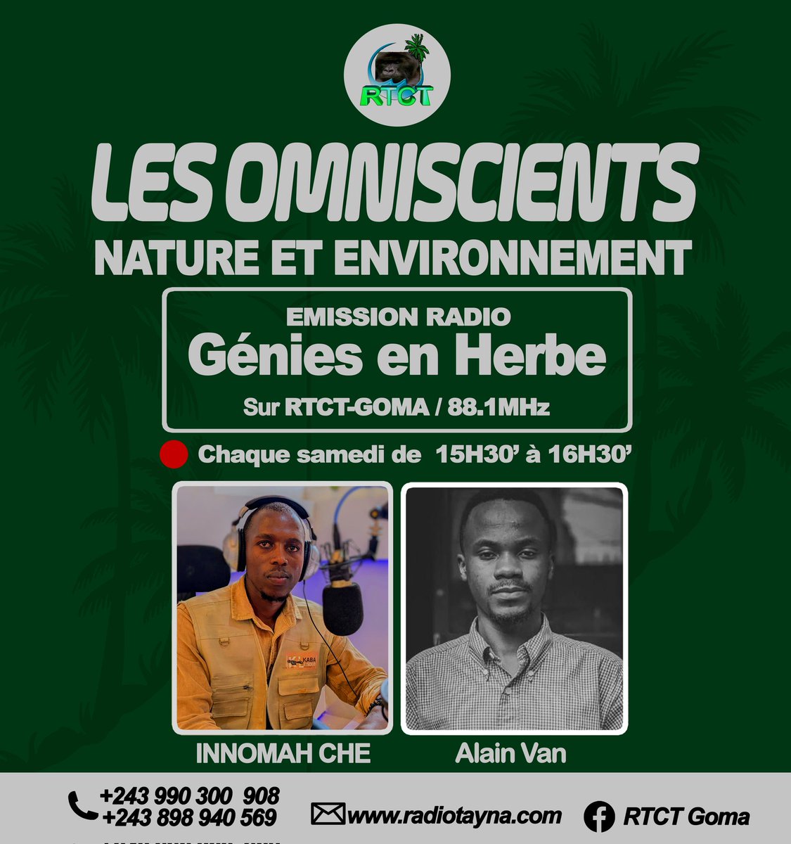 InnomahChe's tweet image. CE SAMEDI 06 SEPTEMBRE, VOTRE ÉMISSION A L'HONNEUR.
 Dans le cadre de l'émission Génies en Herbe sur les ondes de votre radio préférée, nous aurons le privilège d'accueillir un brillant génie dont la vivacité d'esprit et la culture générale ne manqueront pas de vous surprendre.