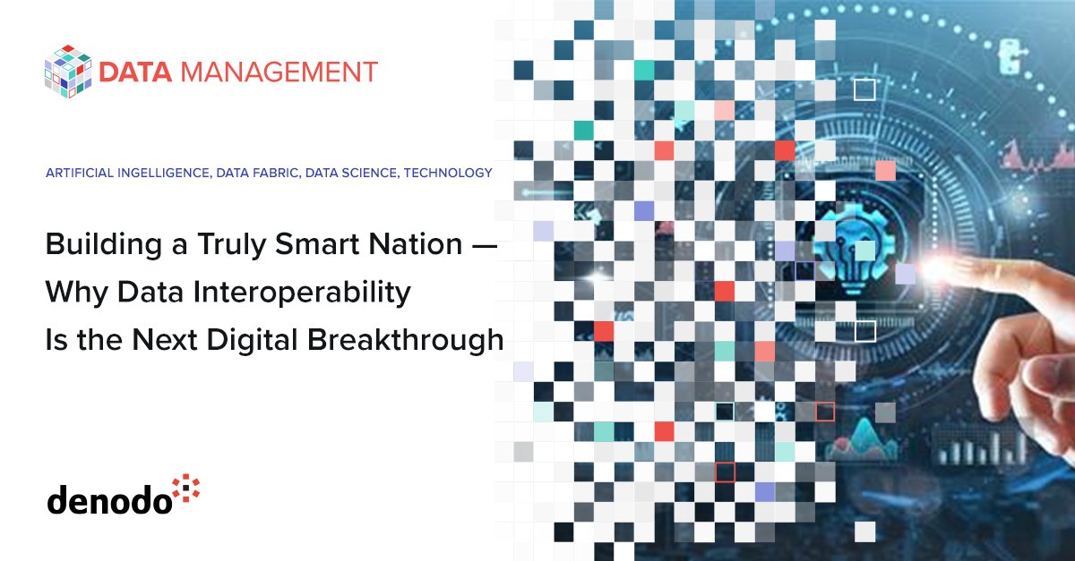 carlisle_gomes's tweet image. A Smart Nation isn’t built on silos. It’s built on connected, #AIReadyData. 🌐
📖 Read this #DataManagement blog by Errol Rodericks from @denodo on why data interoperability is the next digital breakthrough 👉 okt.to/2Ja0u3
#PublicSector #GenAI #DataforALL