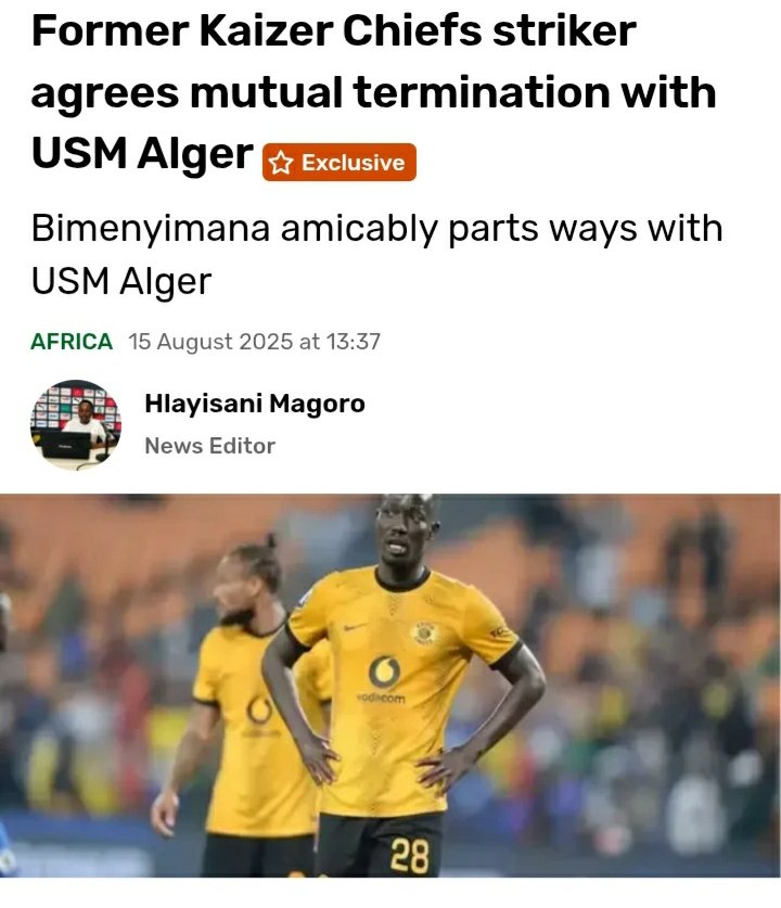 🚨 OFFICIAL: Jeddah Sports Club have announced the signing of Bonfils Caleb-Bimenyimana after contract termination with USM Alger as revealed three weeks ago.

Exclusive story, now confirmed for the former Kaizer Chiefs center forward. ✅✍🤝

#AfricanFootball