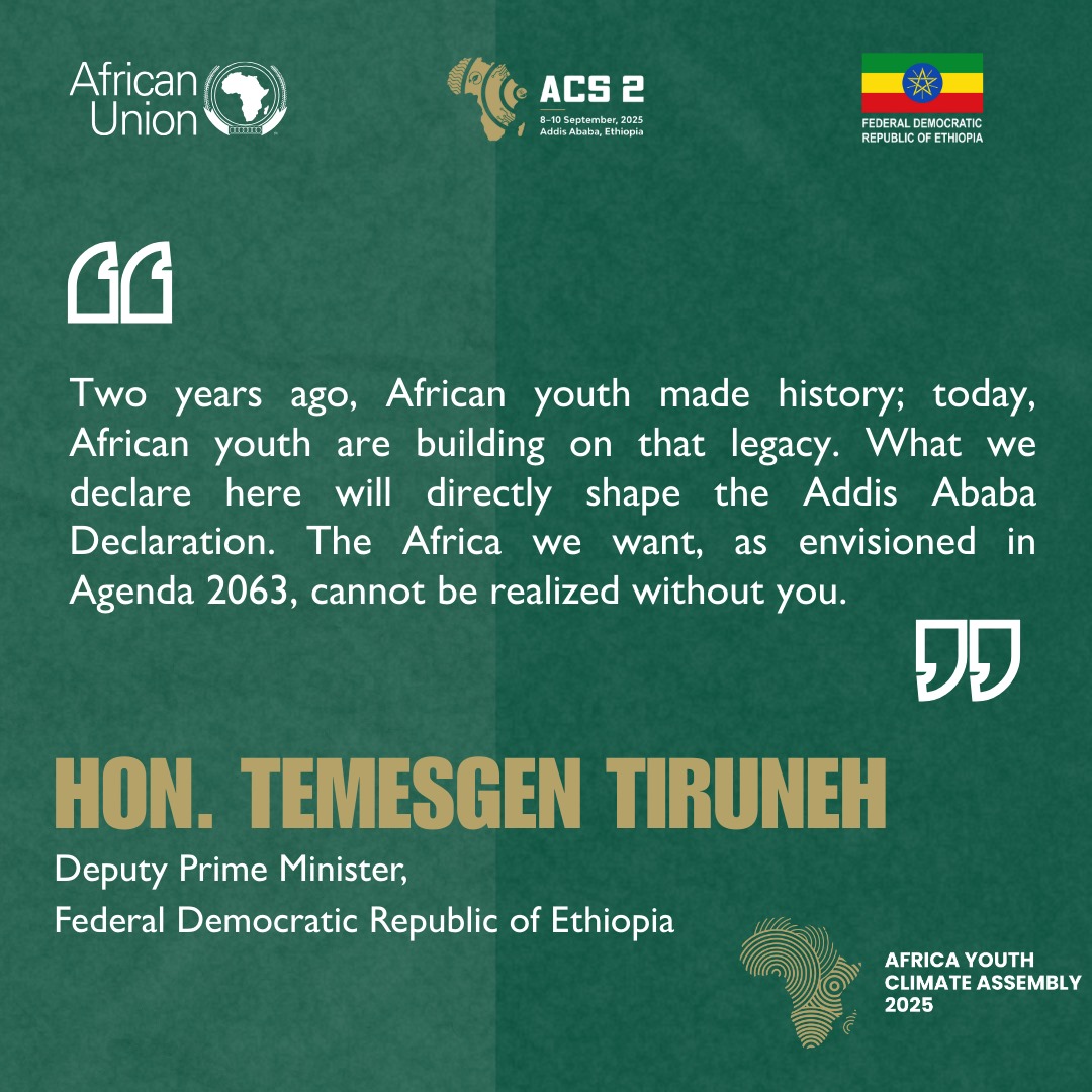 Africa Youth Climate Assembly 2025 tweet media