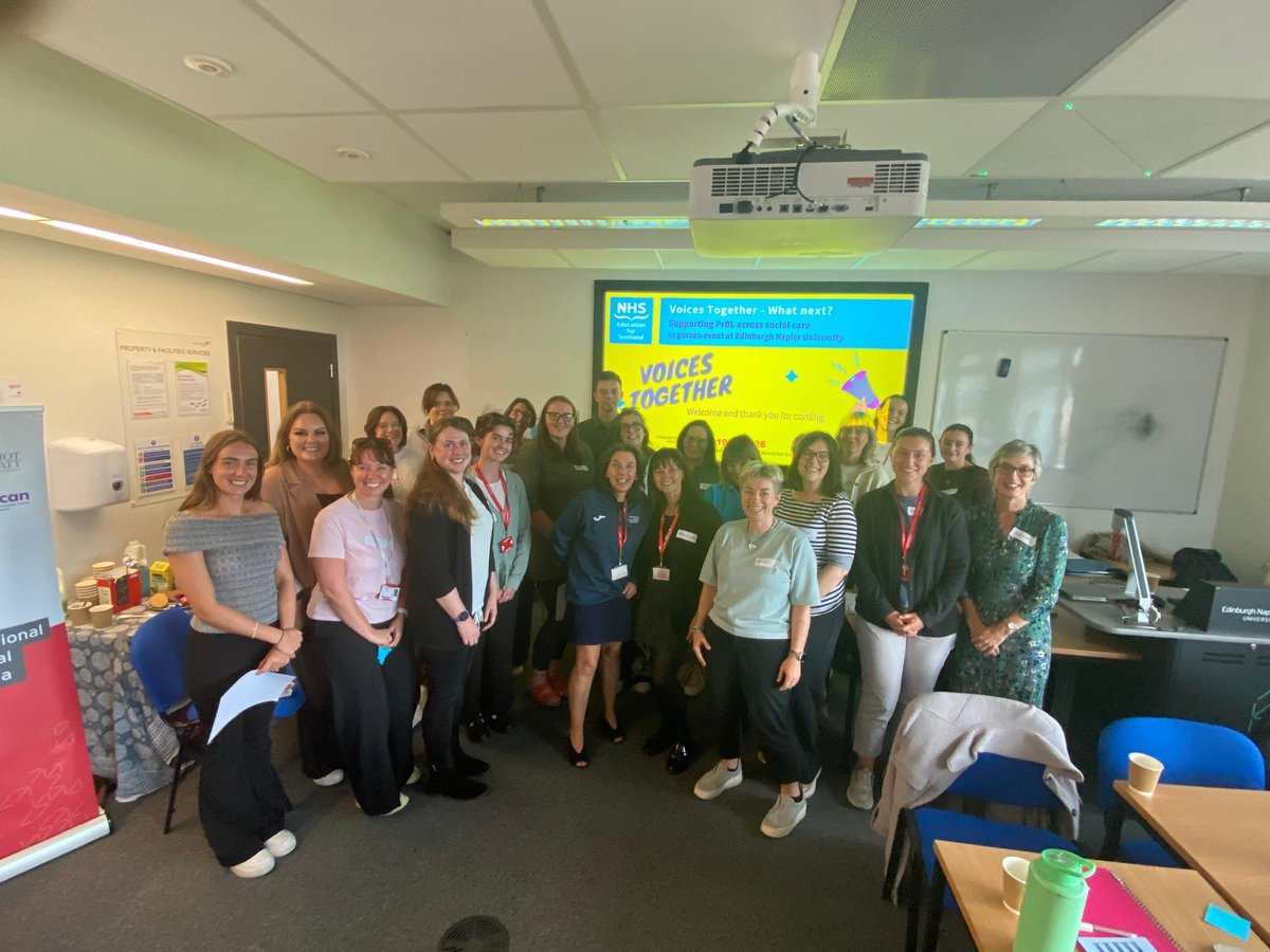 ENU_OT_'s tweet photo. 📣| Voices Together!
We were delighted to support yesterday's event alongside NES, bringing together local authority occupational therapists to strengthen PrBL in social care.
Huge thanks to all who joined, inspiring speakers, great energy and brilliant collaboration!
#PrBL https://t.co/w0xn1Qfn9J