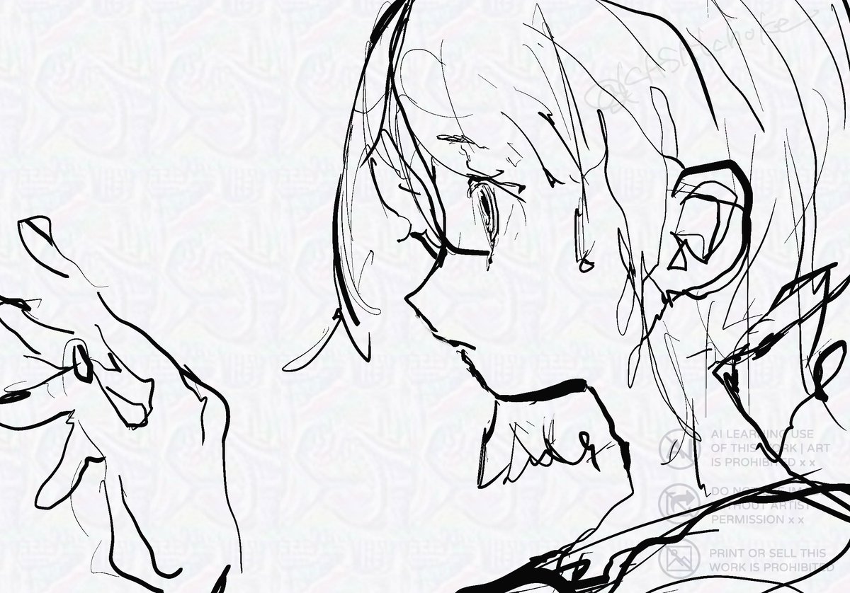 なんとなく書いた 絵 My drawings aren't getting any traction ← Apparently