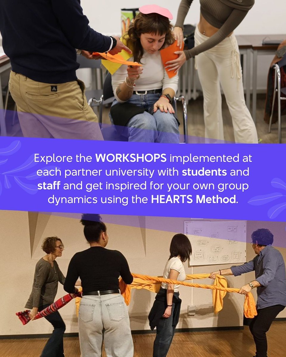 heartsprojectEU's tweet photo. ✨ Now available: the HEARTS Activity Handbook! 💜
Discover 15 activities &amp; workshops for Culturally-Sensitive &amp; Community-Based Mental Health Promotion in Higher Education.

⬇️ Free download: https://t.co/76kPlYzICO

#heartsproject https://t.co/3yNFmeH1EP