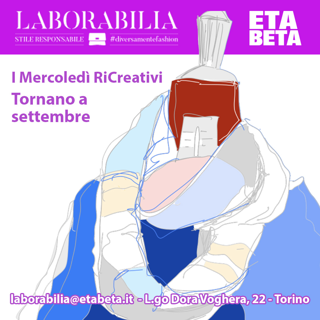 A  settembre ritorna il ciclo dei #MercoledìRiCreativi di  #laborabilia a #torino, gli appuntamenti che dedichiamo alla cura. #Cucito eco friendly per creare capi e accessori #diversamentefashion.
shorturl.at/T7Djk