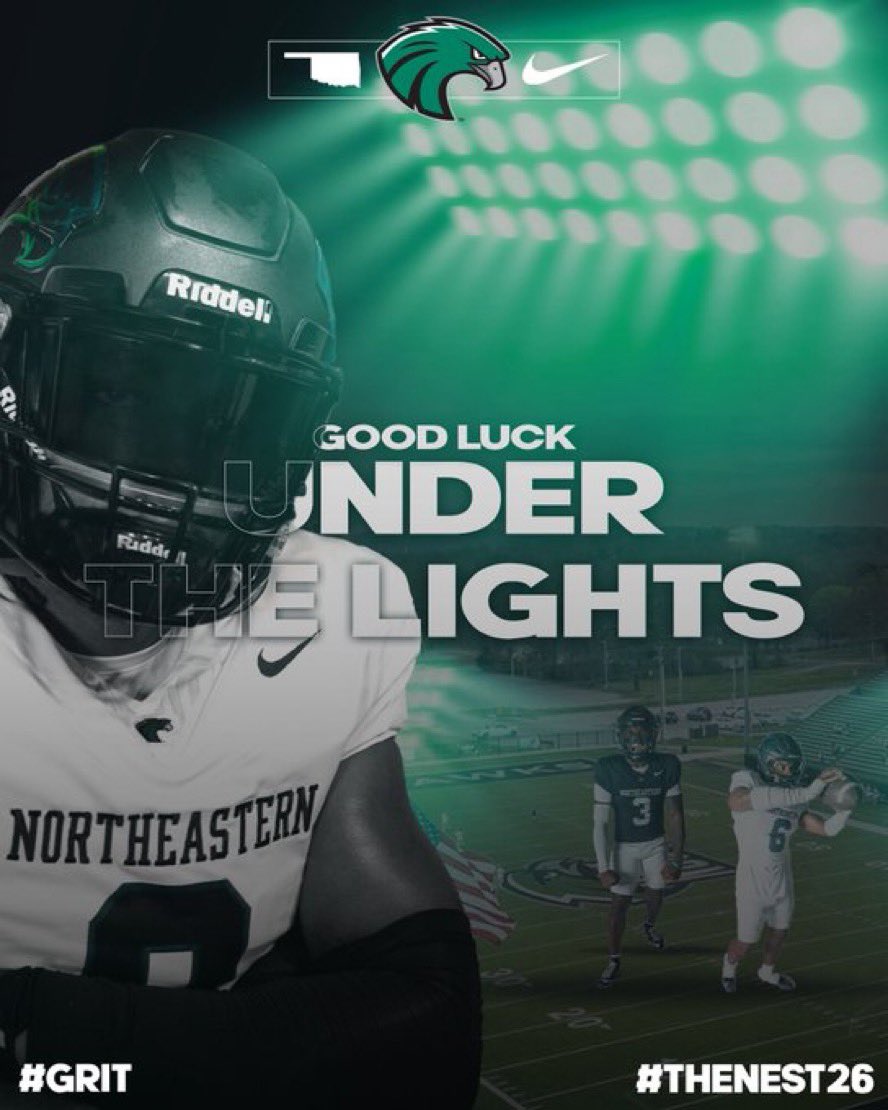 Thank you <a href="/IsaiahMcilwain/">Isaiah Mcilwain</a> <a href="/chev06_/">Curtis Chiaverini</a> <a href="/CoachChev6/">Darrin Chiaverini</a> <a href="/CoachCorwin1/">Landon Corwin</a> <a href="/NSU_Football/">Northeastern State Football</a>