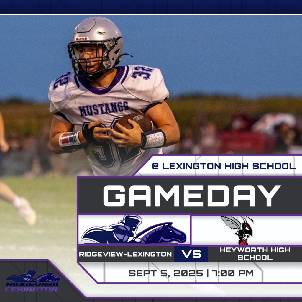 Ridgeview-Lexington Football team plays in Lexington tonight! Come out and support the mustangs as they take on the Heyworth Hornets. #LEXGO #FN5GL #Sweepstakes <a href="/TMobile/">T-Mobile</a>
