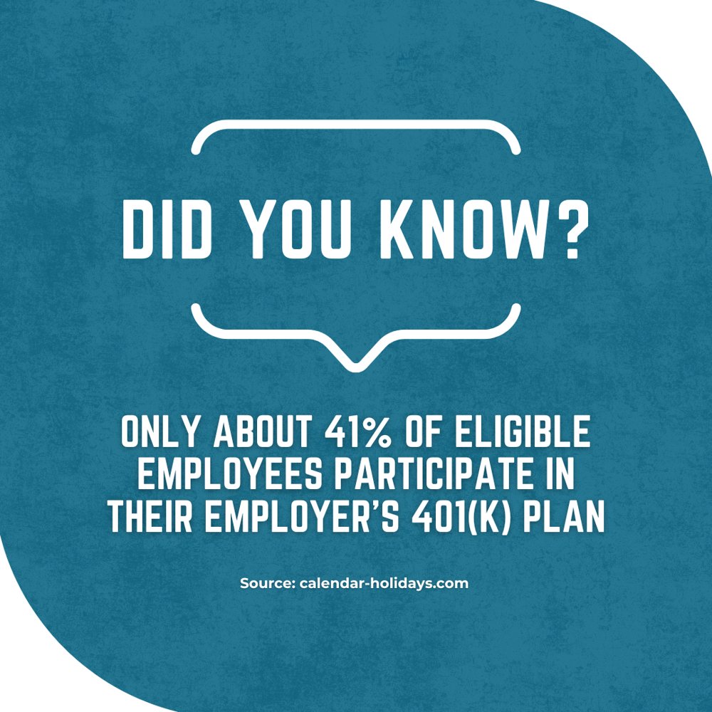 JeffthePlanner's tweet photo. 🏡 401(k) plans are a key part of generational wealth planning. Ensure your family's financial security. #401kDay #GenerationalWealth #Retirement https://t.co/5oCSh8QZoW