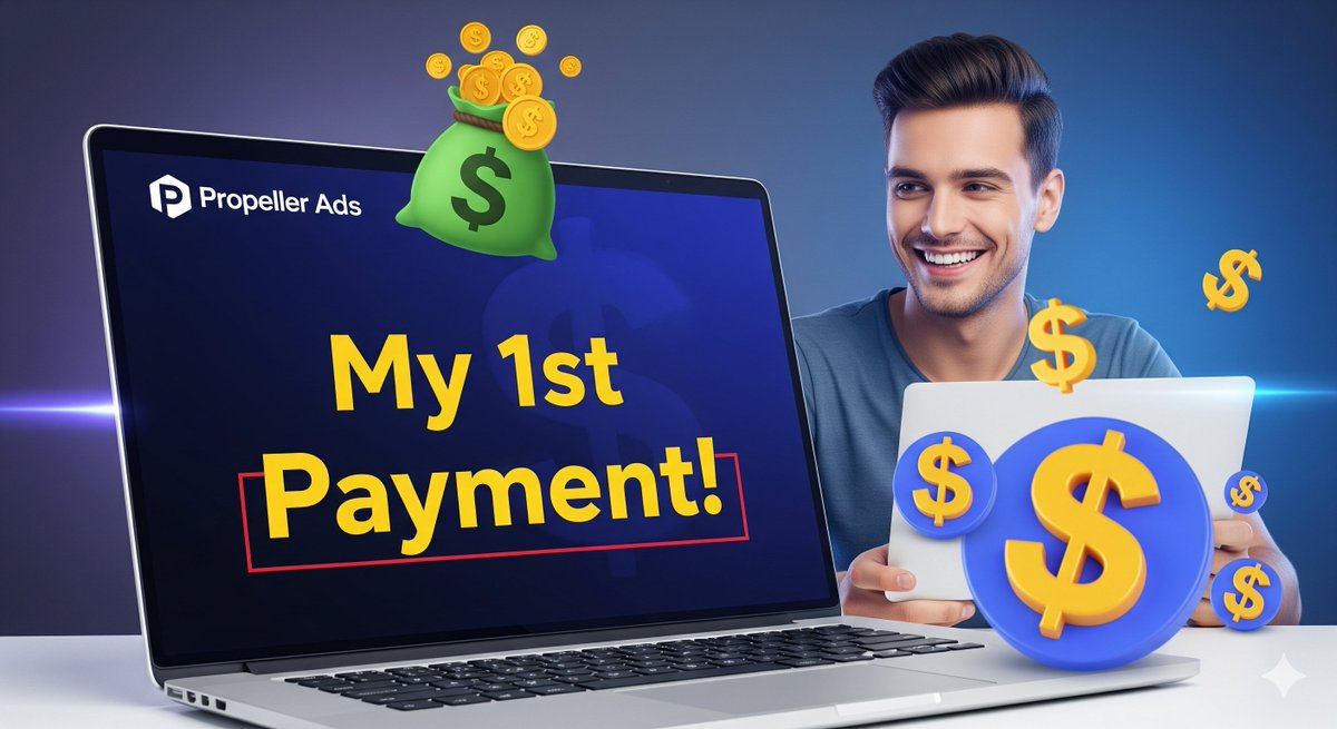MdTarikulMolla2's tweet image. 💰 Just got my first payment from Propeller Ads! 🚀
Shared full proof + honest review on YouTube.
👉 Watch here: youtu.be/NdXMuWsXtR0

#PropellerAds #PaymentProof #MakeMoneyOnline