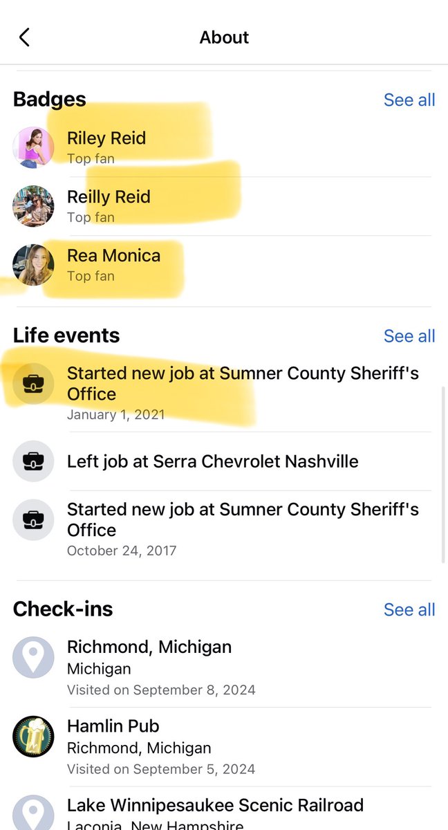 HongAtNight's tweet image. Sumner County Sheriff’s play cop during day. They rape woman at night. Here’s one cop. Top fan of @rileyreidx3 huh??