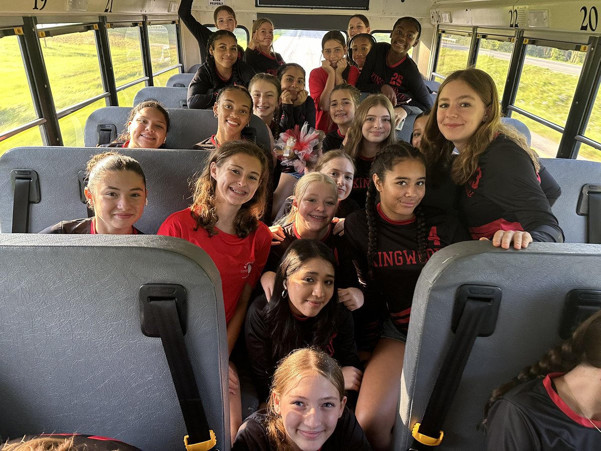 Found my way onto the bus this morning. Getting to spend the day with some of my besties! <a href="/SFA_Volleyball/">Ladyjacks Volleyball</a> bound to see some top level competition. <a href="/KMSLadyCougars/">KMS Lady Cougars</a> #KMSCougarPride #volleyball