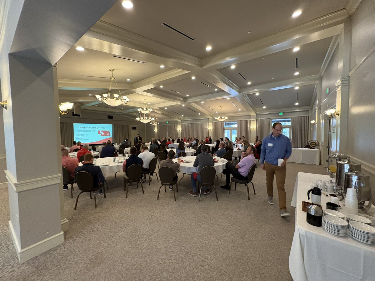 ABLE1Lincoln's tweet photo. ABLE-Lincoln is back from summer break with Suzi Gausman | CEO Nebraska Orthopaedic as our speaker. They run the busiest surgery center in Nebraska performing over 25,000 procedures a year, in +20 different operating rooms in Lincoln. New location by North Star High School. https://t.co/RPA43acuay