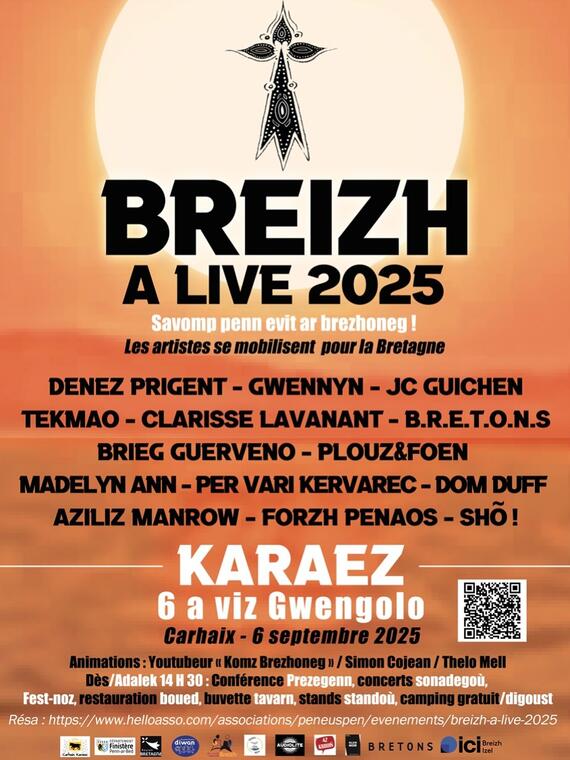 Warc'hoazh e Karaez 
Demain à Carhaix
#BreizhAlive #YesBreizh