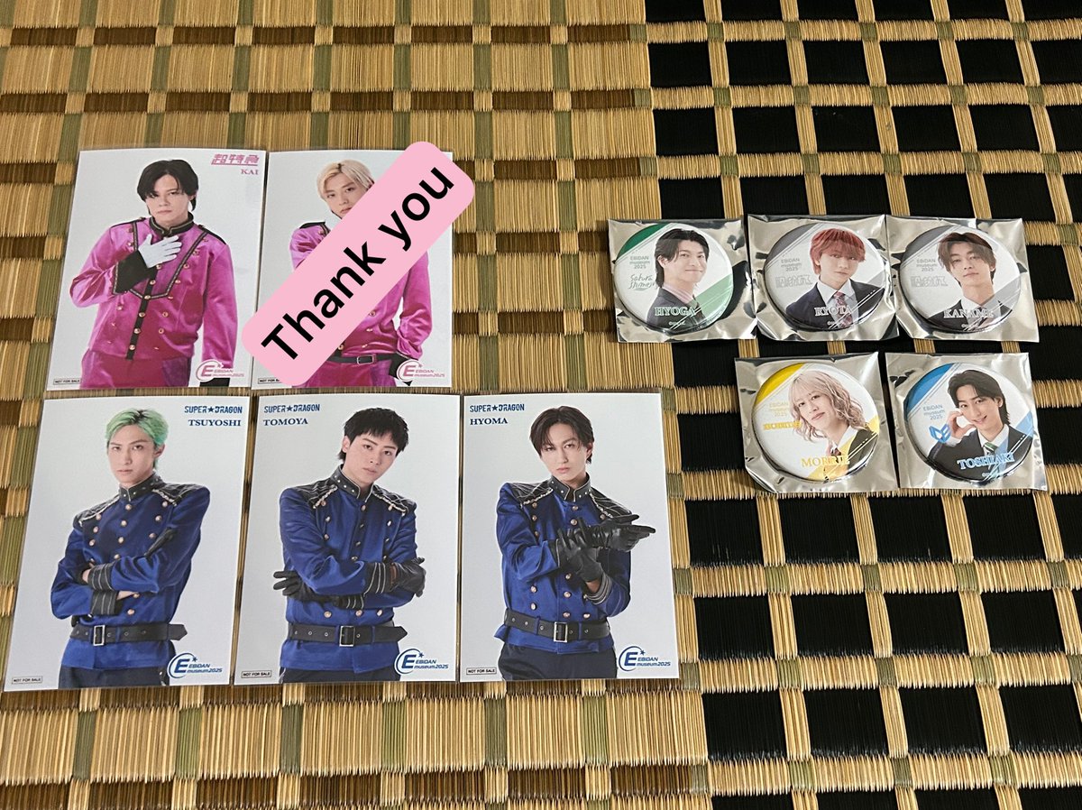 EBiDAN museum 交換 超特急

【譲】画像
入場特典：カイ、古川毅、松村和哉、池田彪馬
缶バッジ：高田彪我、長野凌大、吉澤要人、MORRIE、筒井俊旭

【求】
缶バッジ：シューヤ

郵送希望📮

難しいと思いますが、よろしくお願いいたします🙇‍♀️